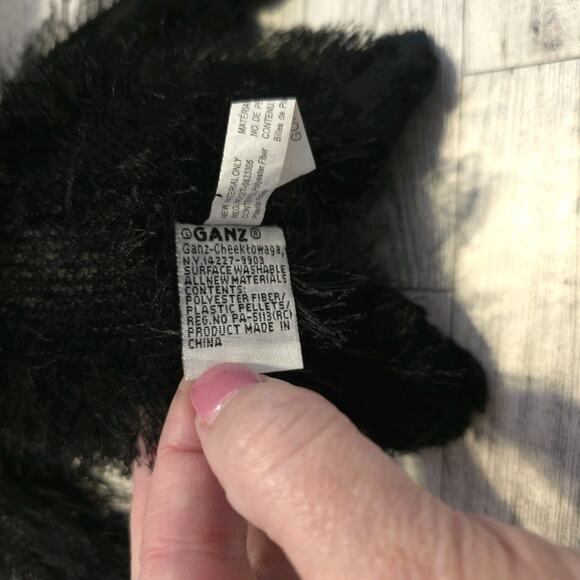 GANZ Webkinz Gorilla HM040 Black Stuffed Animal Plush Beanie 8" - No Code - Picture 5 of 8